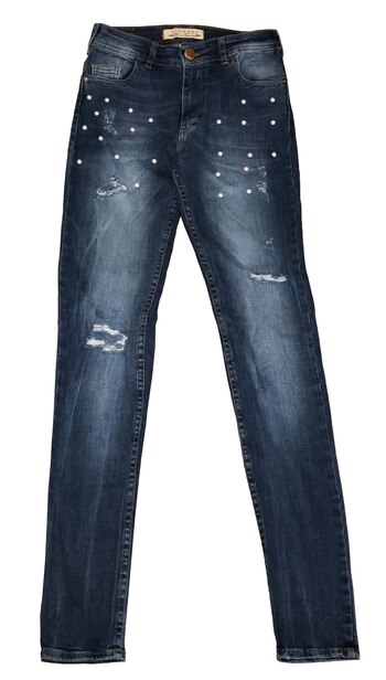Jean con perlas ($ 1.276, Scombro).