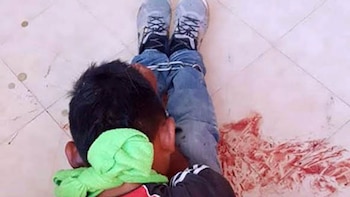 Las autoridades hallaron al joven