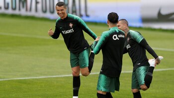 CR7 se reincorporó al platel
