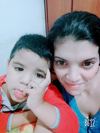 Joaquín y su mamá Melisa