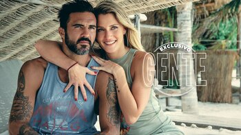 Mica Viciconte y Fabián Cubero