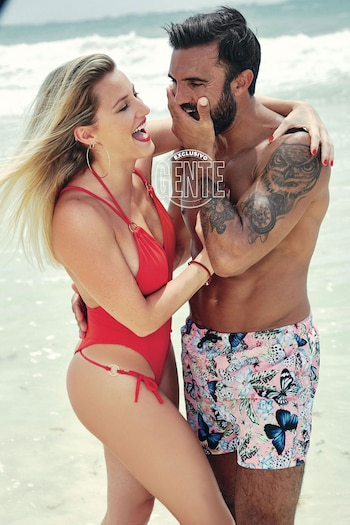 Mica Viciconte y Fabián Cubero