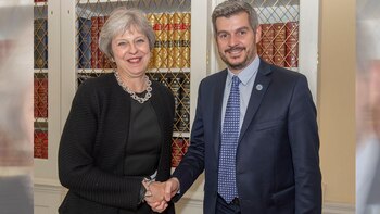Marcos Peña en Downing Street