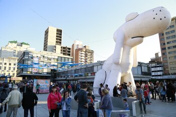 Mendieta en la Feria del