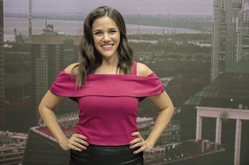 Luciana Rubinska, periodista deportiva