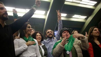 Leonardo Grosso y Victoria Donda,