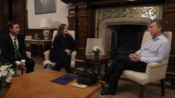 Mauricio Macri recibió a Daniel