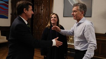 Mauricio Macri con los diputados