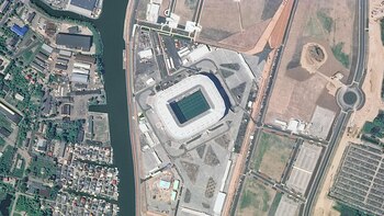 El estadio de Kaliningrado también