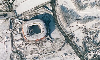 Otro estadio nevado: el Mordovia