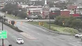 Finalmente salió de la autopista