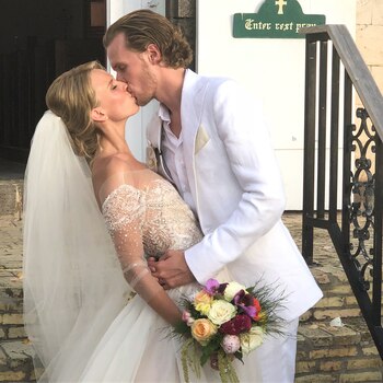 Barron Hilton y Tessa Gräfin von Walderdorff. (Instagram)