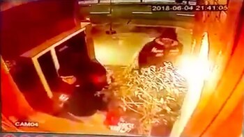 La captura del video de las cámaras de seguridad