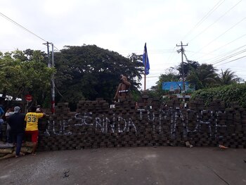 “Que se rinda tu madre”: Barricadas en Masaya (Foto: El Nuevo Diario)