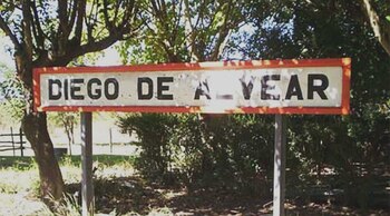 Entrada al pueblo de Diego