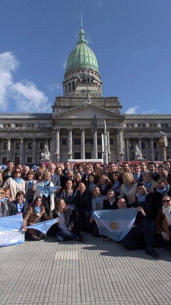 La foto se llevó a cabo seis días antes de la votación del proyecto de ley entre los legisladores nacionales