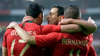 Gonçalo Guedes y Bruno Fernandes