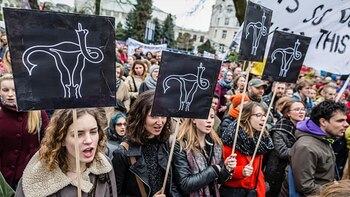 Manifestación de mujeres en Alemania