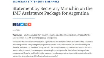 El comunicado de la Secretaria