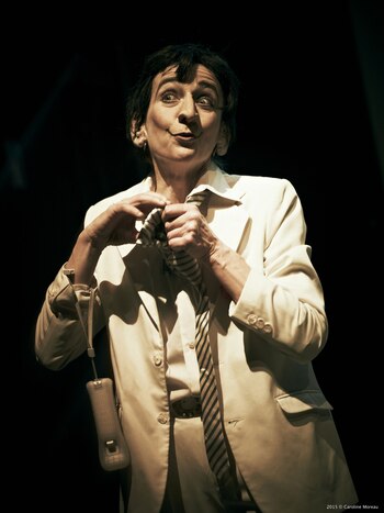 La actriz Claire Ruppli. Gentileza