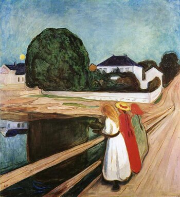 Edvard Munch, “Muchachas en el