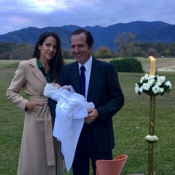Los padrinos fueron Agustina Lecouna