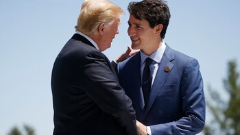 Donald Trump y Justin Trudeau