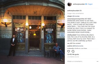 El chef estadounidense tenía casi