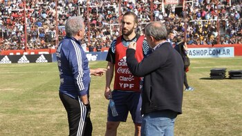 Burruchaga e Higuaín compartieron un