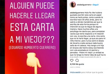 Adabel le escribió a su