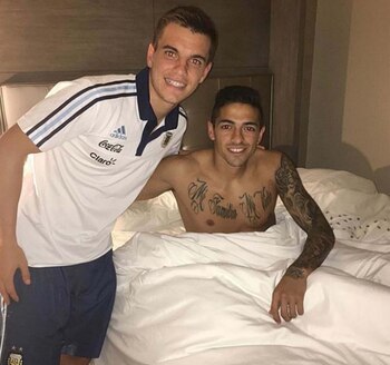 Lo Celso compartió una foto