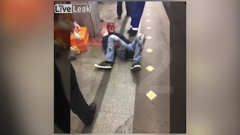 El hombre sufrió heridas de