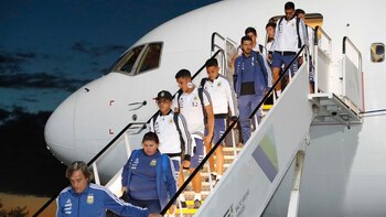 Argentina llegó a Rusia (Reuters)