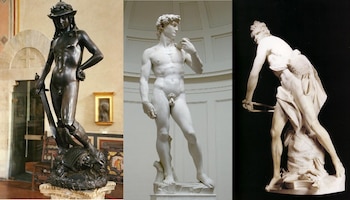 David por tres: el de