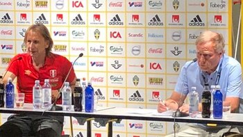 Gareca y el traductor sueco