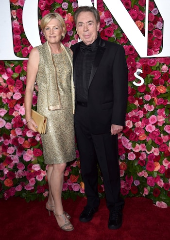 Madeleine Gurdon y Andrew Lloyd Webber (Evan Agostini/Invision/AP)