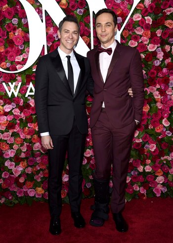 Todd Spiewak y Jim Parson (Evan Agostini/Invision/AP)