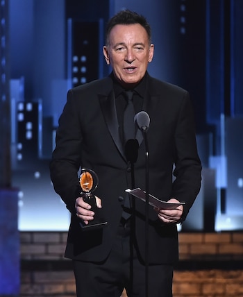 Bruce Springsteen ganó un premio especial (Theo Wargo/Getty Images/AFP)