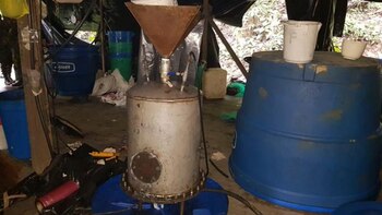 El laboratorio se ubicaba en