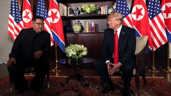 Kim Jong-un y Donald Trump