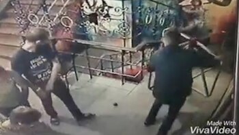 Algunos de los presentes se