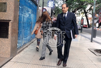 Nélida Puente, al ingresar a