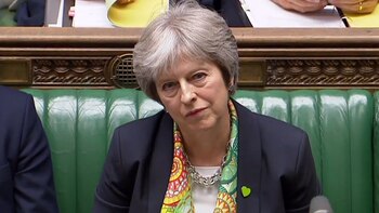 La primera ministra Theresa May