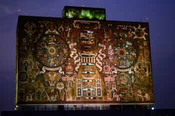 Mural de Juan O’Gorman, en