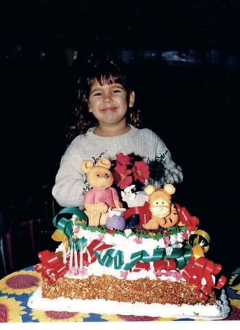 Ainara en su cumpleaños número