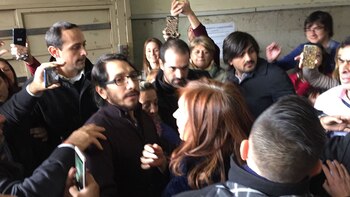 Cristina Kirchner en una de