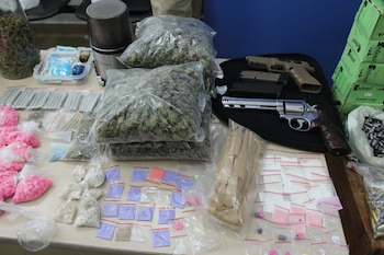 Cargamento decomisado a la banda