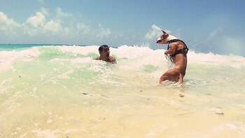 Tomi y Draco en Puerto