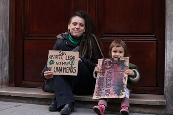 Padres e hijos, juntos a