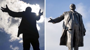 Una estatua digital de Satoshi